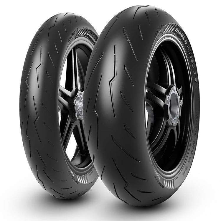 Diablo Rosso pirelli IV 4 pneus moto