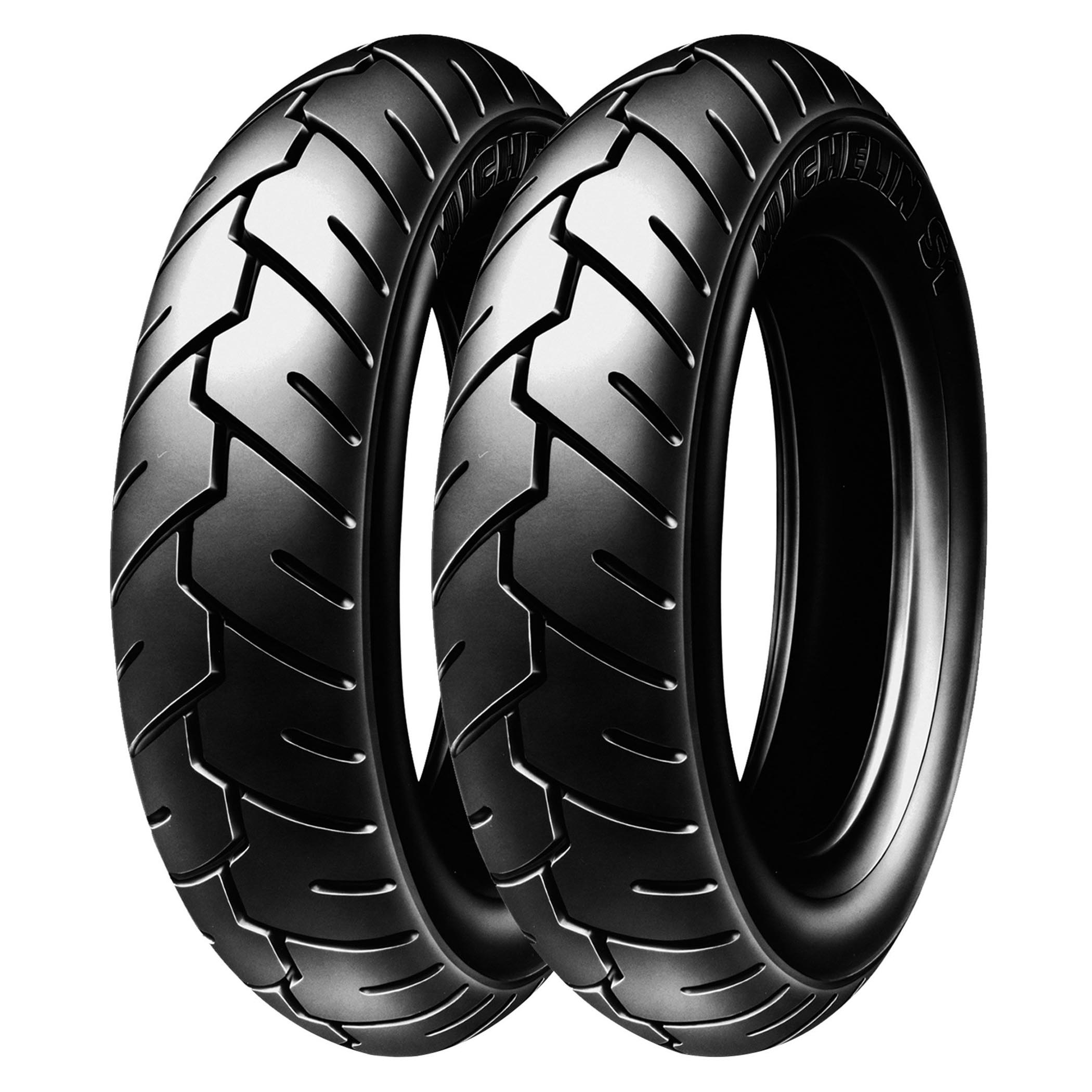 Michelin 3.00 - 10 50J S 1 pneu avant/pneu arrière - Pneus Moto