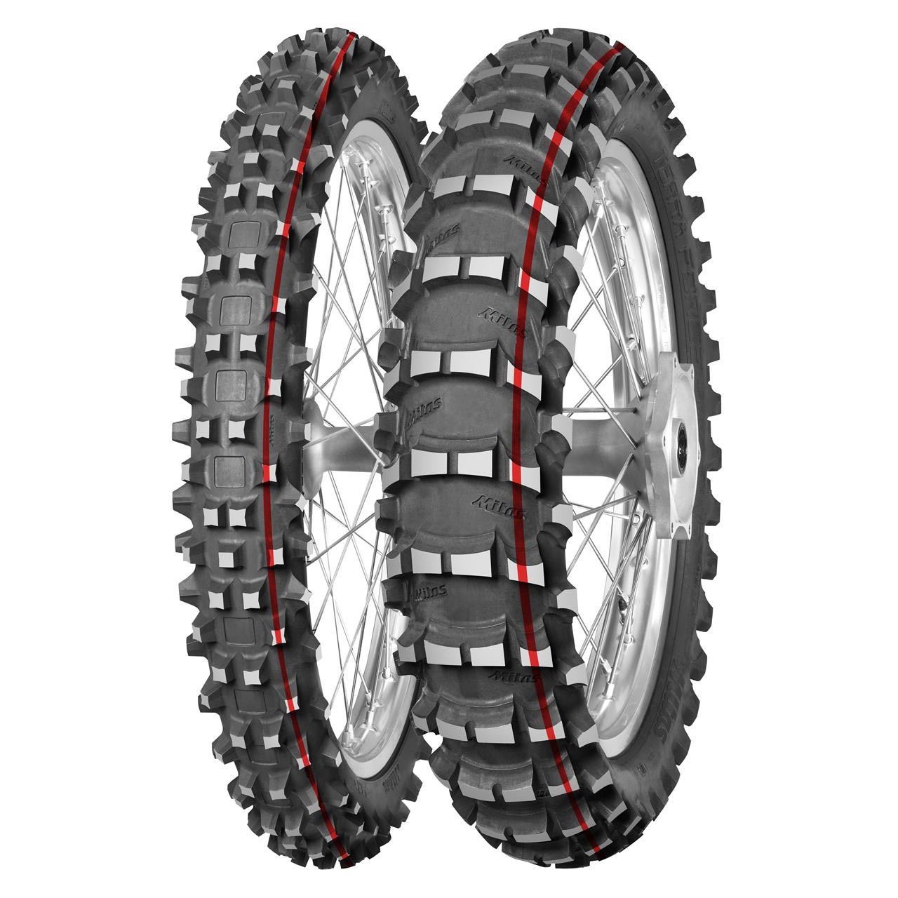 Pneu DELI SB-114 TERRA CROSS 110/90-19 Motocross Arrière - Indice Charge 62 (265 Kg) - Indice Vitesse M (130 Km/h) - Pour Terrains Meubles Et Gravier - 2